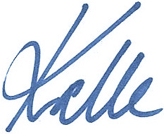MowFleet-grundaren Kalle Anderssons signatur.
